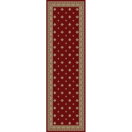 Concord Global Trading Area Rugs, 2 Ft. 7 In. X 4 Ft. 1 In. Ankara Pin Dot - Red 63003
